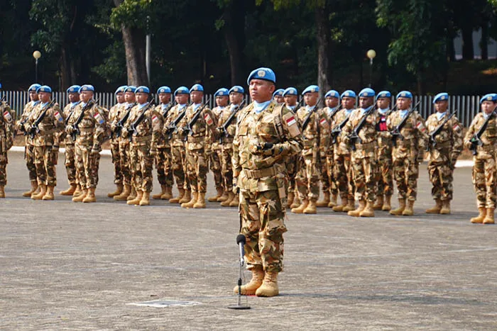 175 Prajurit TNI Rampungkan Misi Perdamaian PBB di Kongo, Terima Satyalancana Santi Dharma