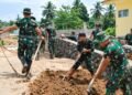TNI AD Perkuat Pembangunan Nasional Lewat Karya Bakti di 12 Wilayah Indonesia
