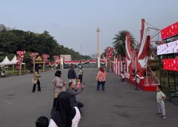 Pesta Rakyat dalam Rangka HUT ke-81 RI Meriahkan Monas dari Pagi hingga Malam