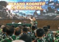 TNI AD Bekali 228 Perwira Pengetahuan Siber dan Informasi Hadapi Perang Modern
