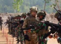 Asah Kemampuan Tempur, TNI Latihan Tembak Bersama Tentara dari 3 Negara