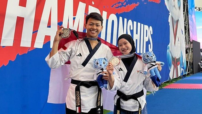 Kabar Baik dari Timnas Taekwondo Indonesia, Raih Perak di Kejuaraan Dunia Poomsae 2026