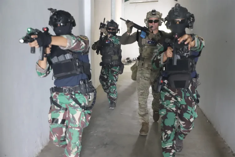 Pasukan Elite TNI Gelar Latihan Bersama Pasukan Khusus Australia di Bogor