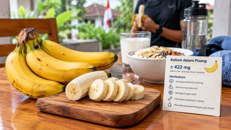Bukan Sekadar Camilan, Kalium Pisang Punya Manfaat Penting untuk Tubuh