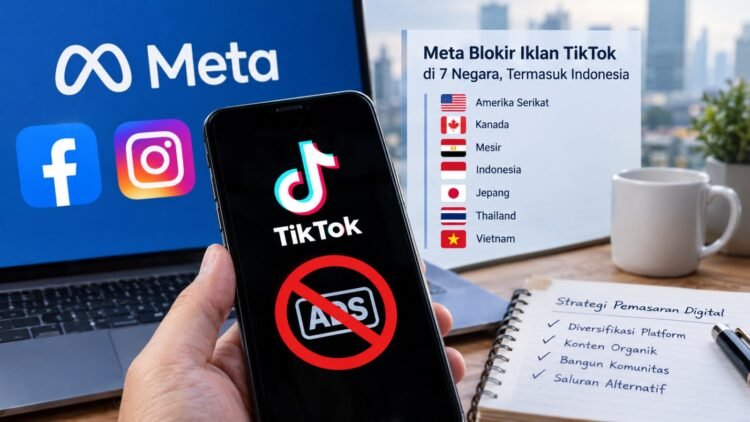 Meta Blokir Iklan TikTok, Persaingan Platform Digital Makin Ketat