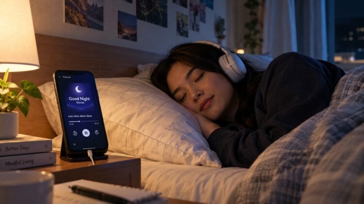 Suka Tidur Ditemani Podcast? Ini Fakta Menarik di Baliknya